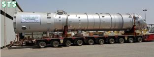 STS has successfully completed Design & Fabrication of four Columns for Sohar Refinery Improvement Project in Oman